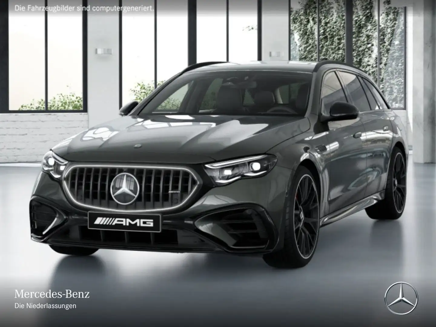 Mercedes-Benz E 53 AMG T 4M Hybrid 360° Burmester Distr. AHK PTS Gris - 2