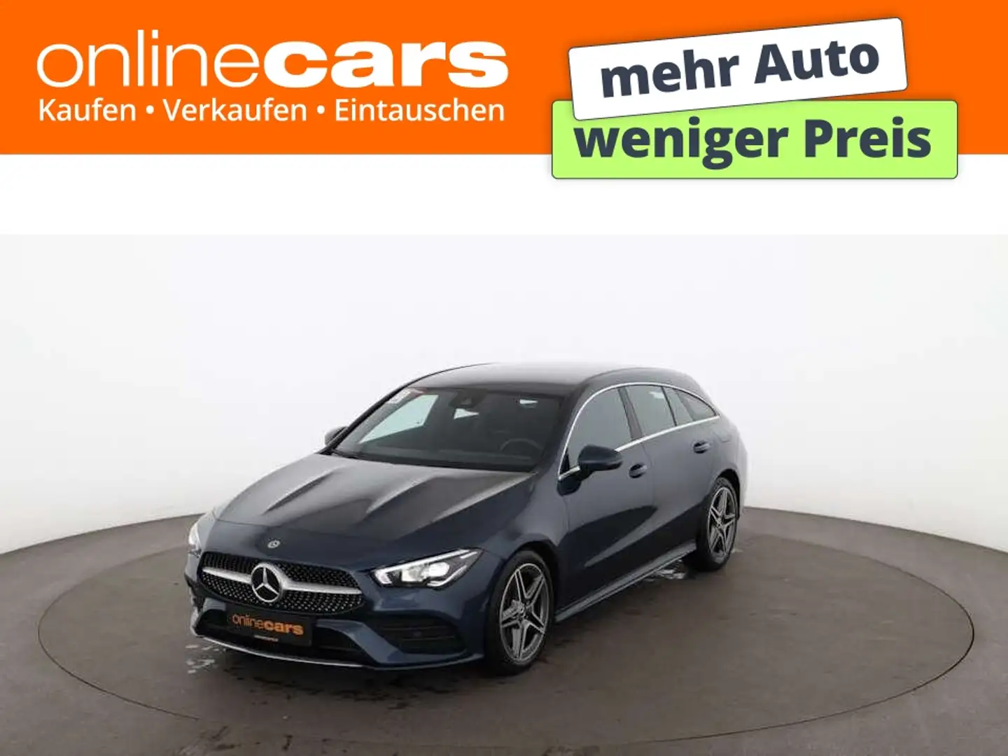 Mercedes-Benz CLA 200 d SB AMG Line Aut LED RADAR LEDER ASSIST Blau - 1