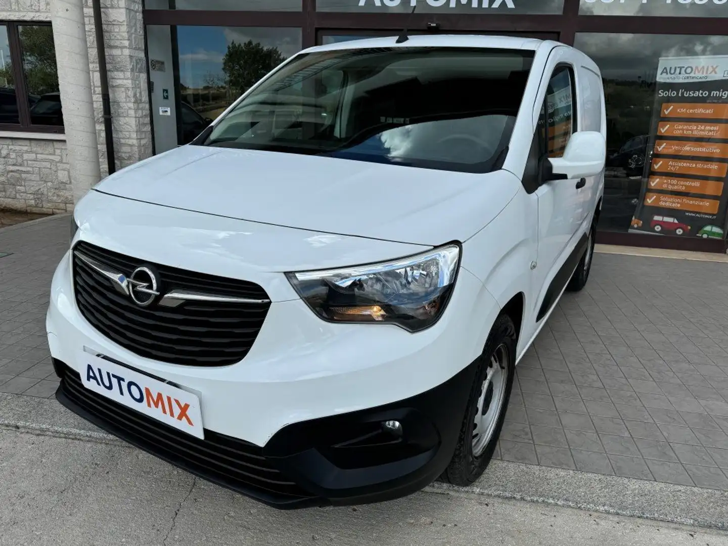 Opel Combo Cargo 3P 1.6 Diesel 75 Cv L1 1000 Kg Bianco - 2