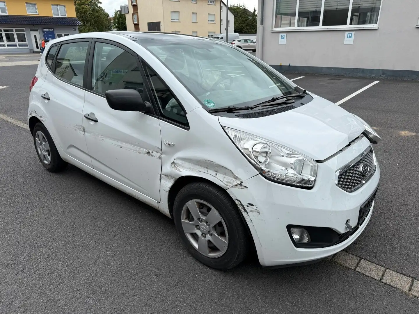 Kia Venga Vision 1.6 CRDI UNFALL / MOTOR LÄUFT Blanc - 2