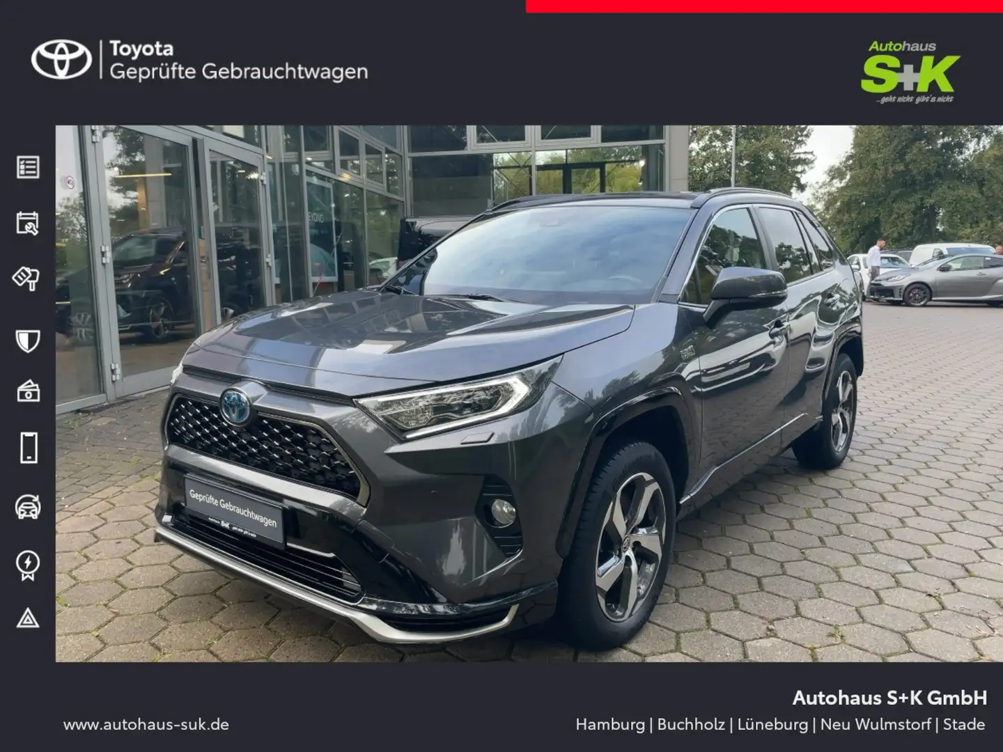 Toyota RAV 4 Plug-in Hybrid 2.5l +GJR+SHZ+AHK+R-Kamera+ Grigio - 1