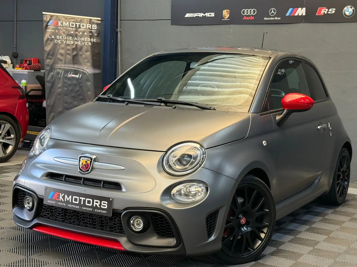 Abarth 595 Pista °70TH°NAVI°RECARO°ETAT NEUF Szary - 2