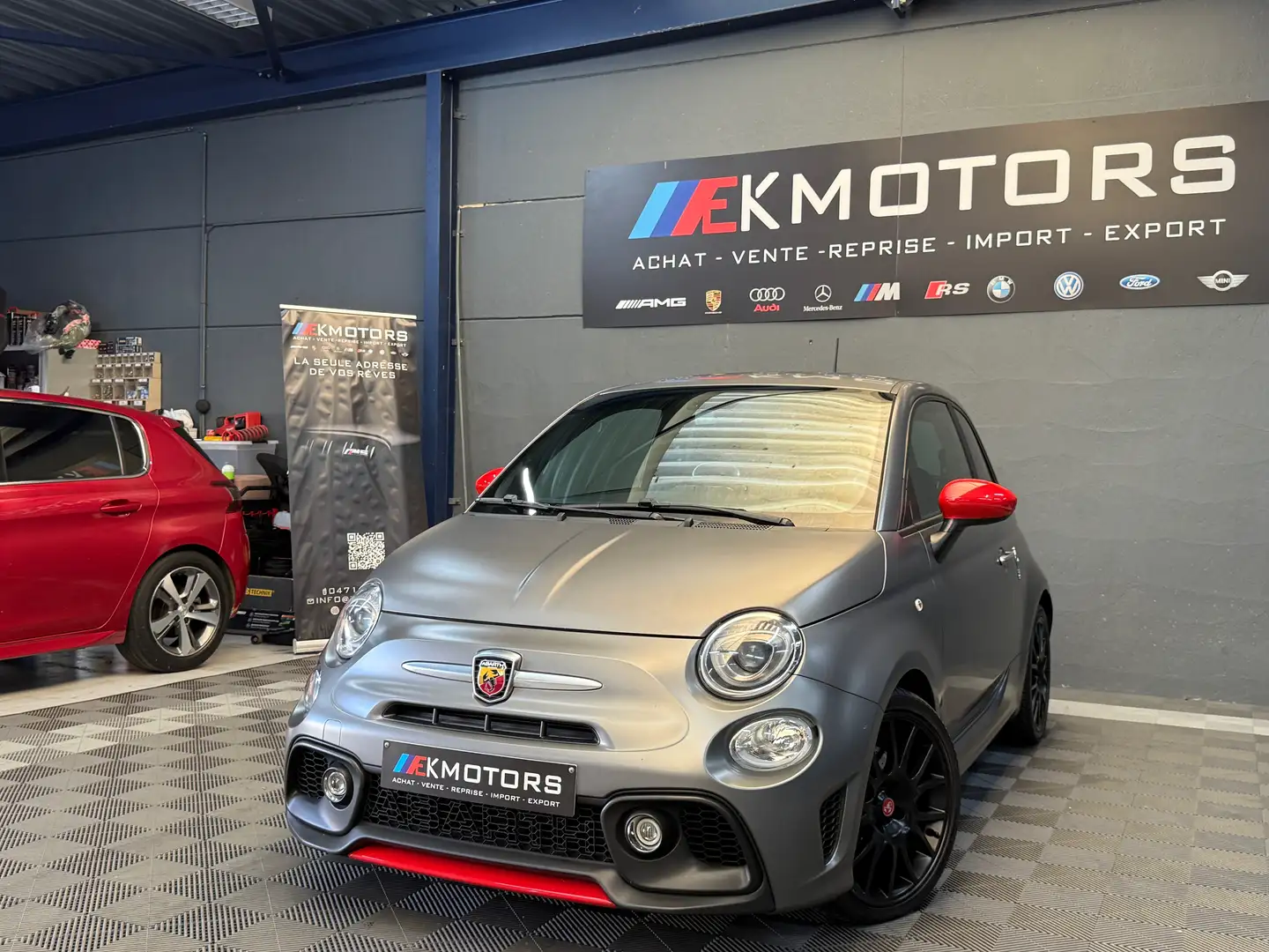 Abarth 595 Pista °70TH°NAVI°RECARO°ETAT NEUF Szary - 1