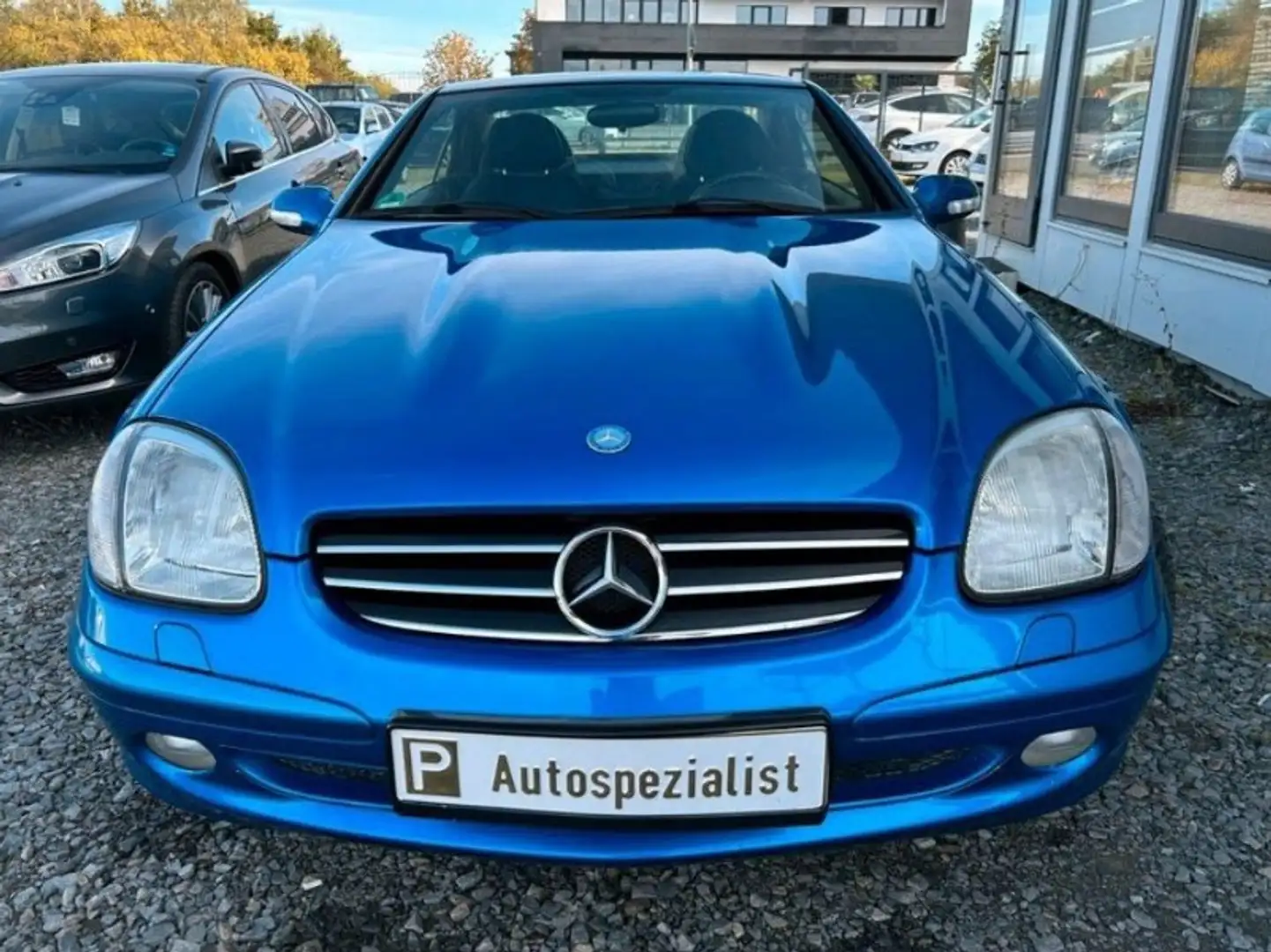 Mercedes-Benz SLK 200 Kompr. R170*MOPF*Nur123TKM*Xenon*TÜV NEU* Kék - 2