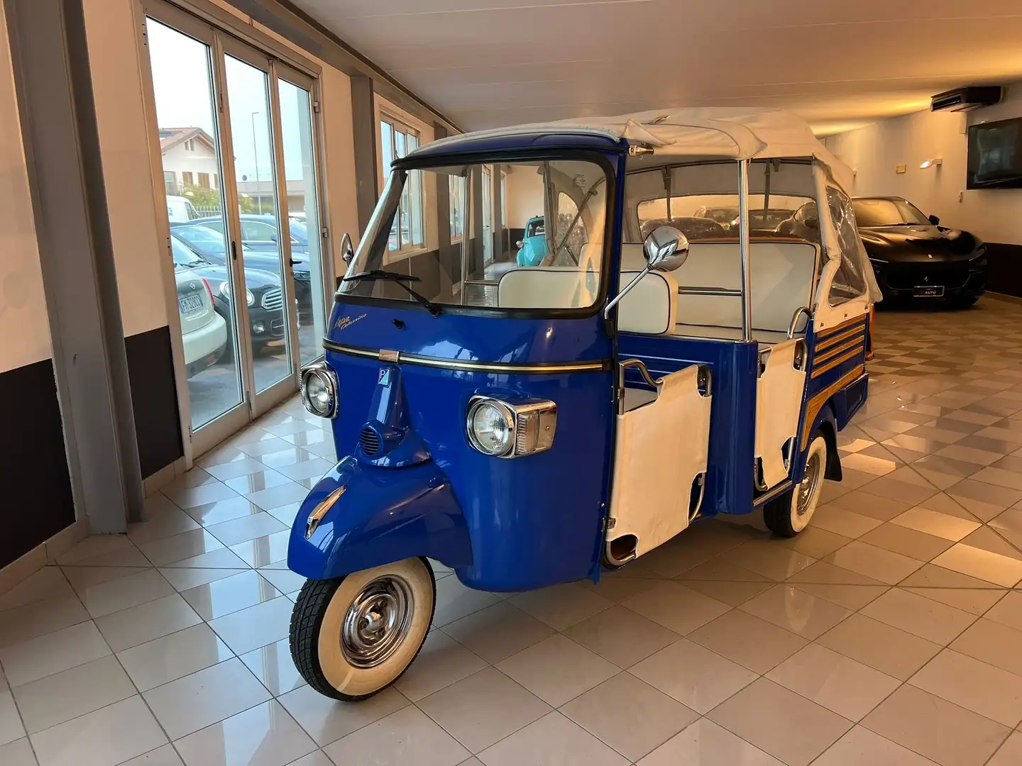 Piaggio Ape Calessino 4 posti Azul - 1
