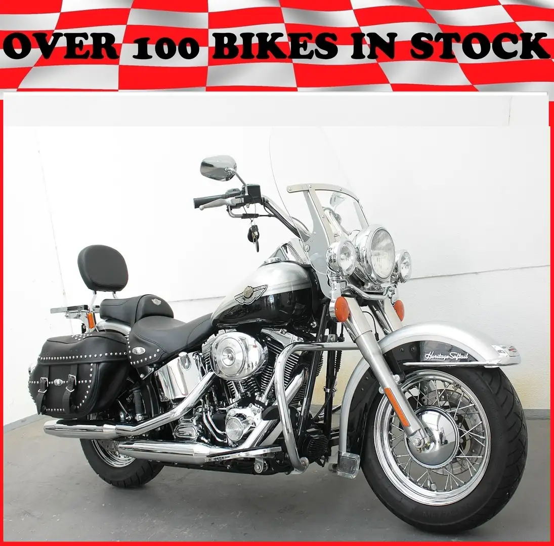 Harley-Davidson Heritage Softail FLSTC Softail Heritage Classic Vergaser 100J. 5HD1 Argintiu - 1