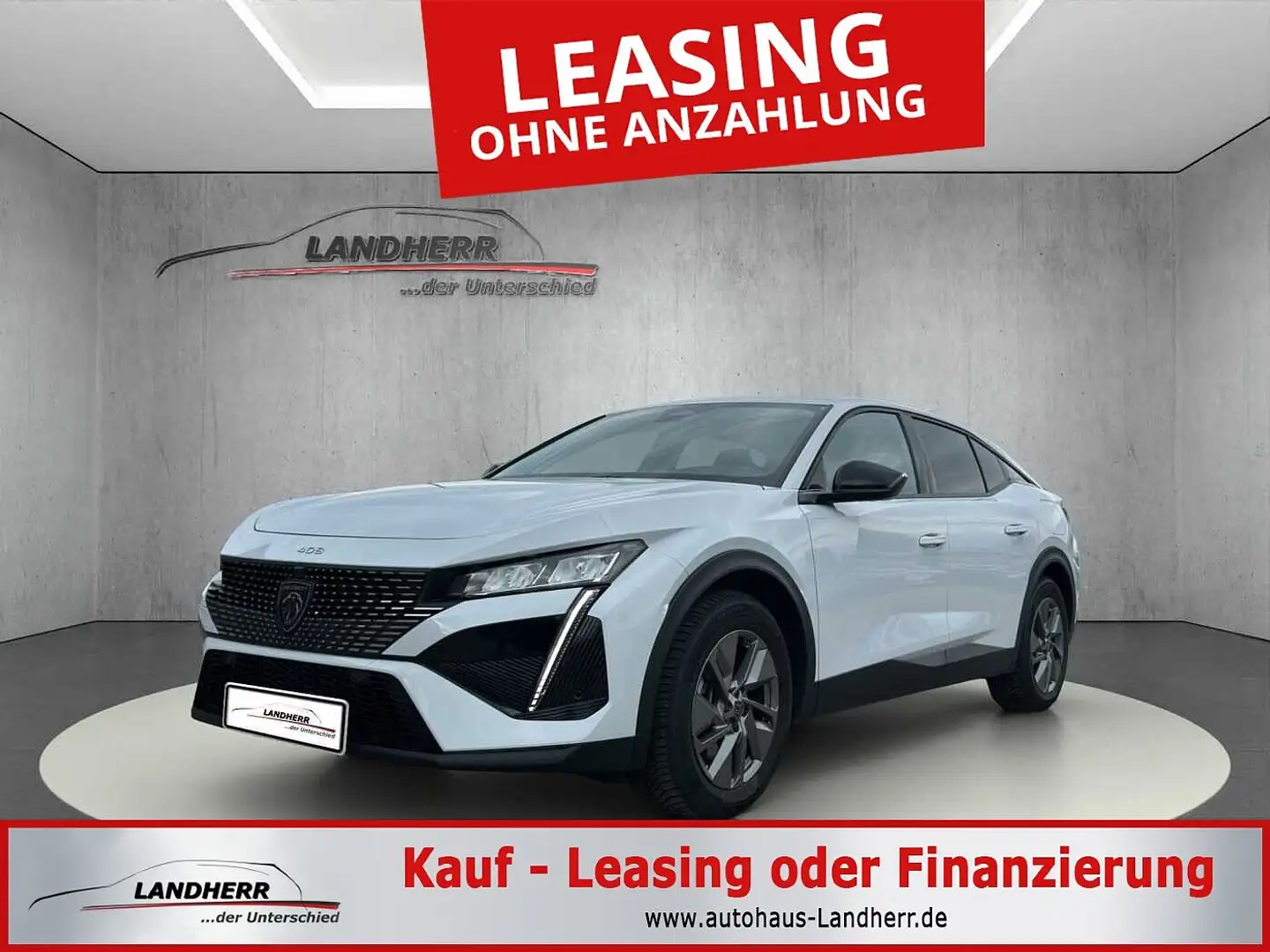 Peugeot 408 Allure Plug-In Teilleder /Kamera Blanc - 1