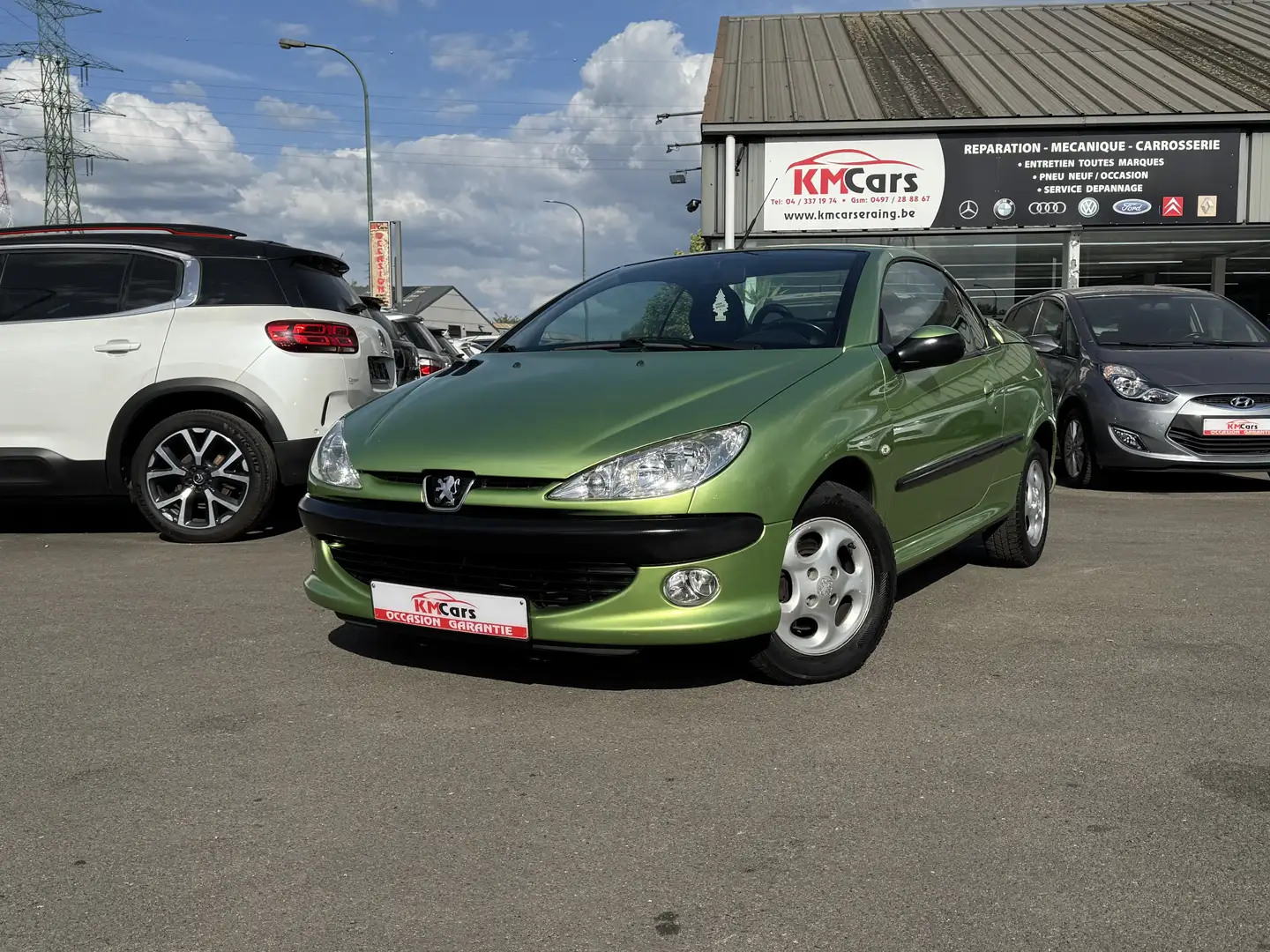 Peugeot 206 1.6i ESSENCE / CABRIOLET / CONTROLE TECHNIQUE OK Green - 1