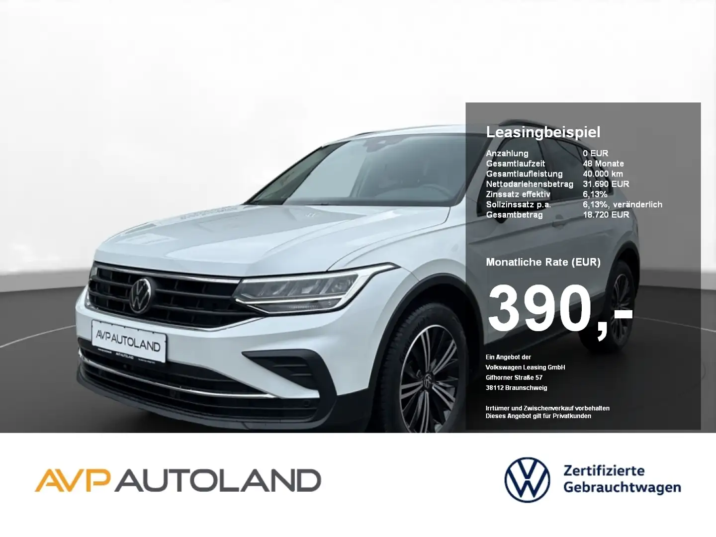 Volkswagen Tiguan 2.0 TDI Life | AHK | NAVI | ACC | LED | Blanc - 1