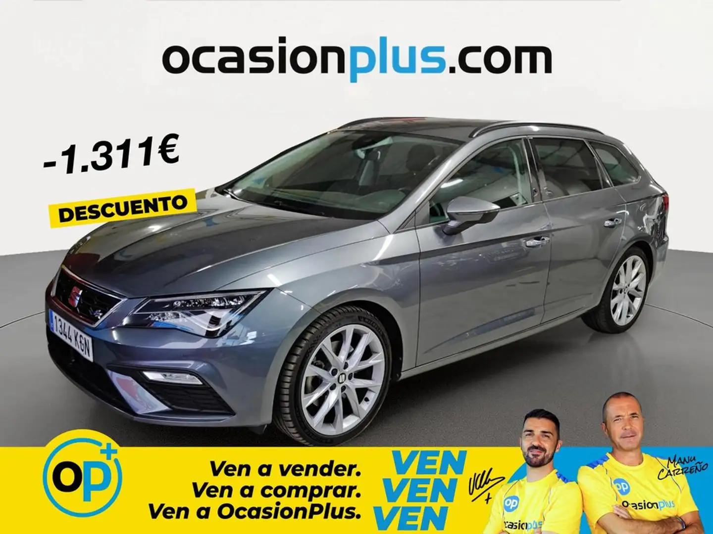 SEAT Leon ST 1.4 TSI ACT S&S FR DSG 150 Gris - 1