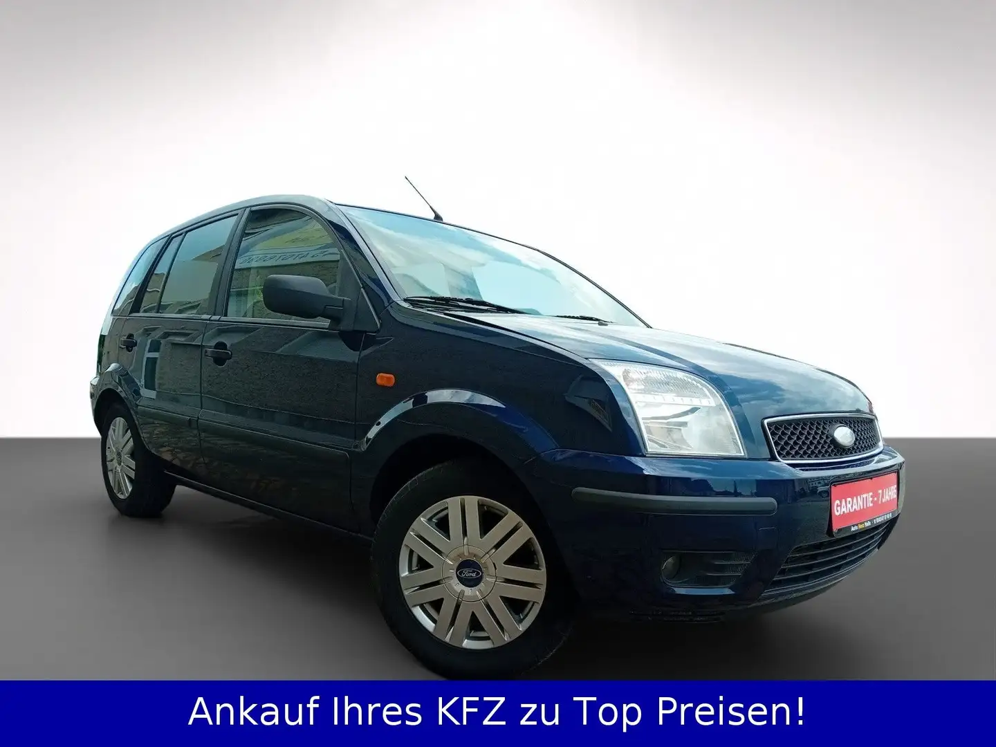 Ford Fusion 5-Trg+AUTOMATIK+Klima+PDC+Navi+CarPlay Blauw - 1