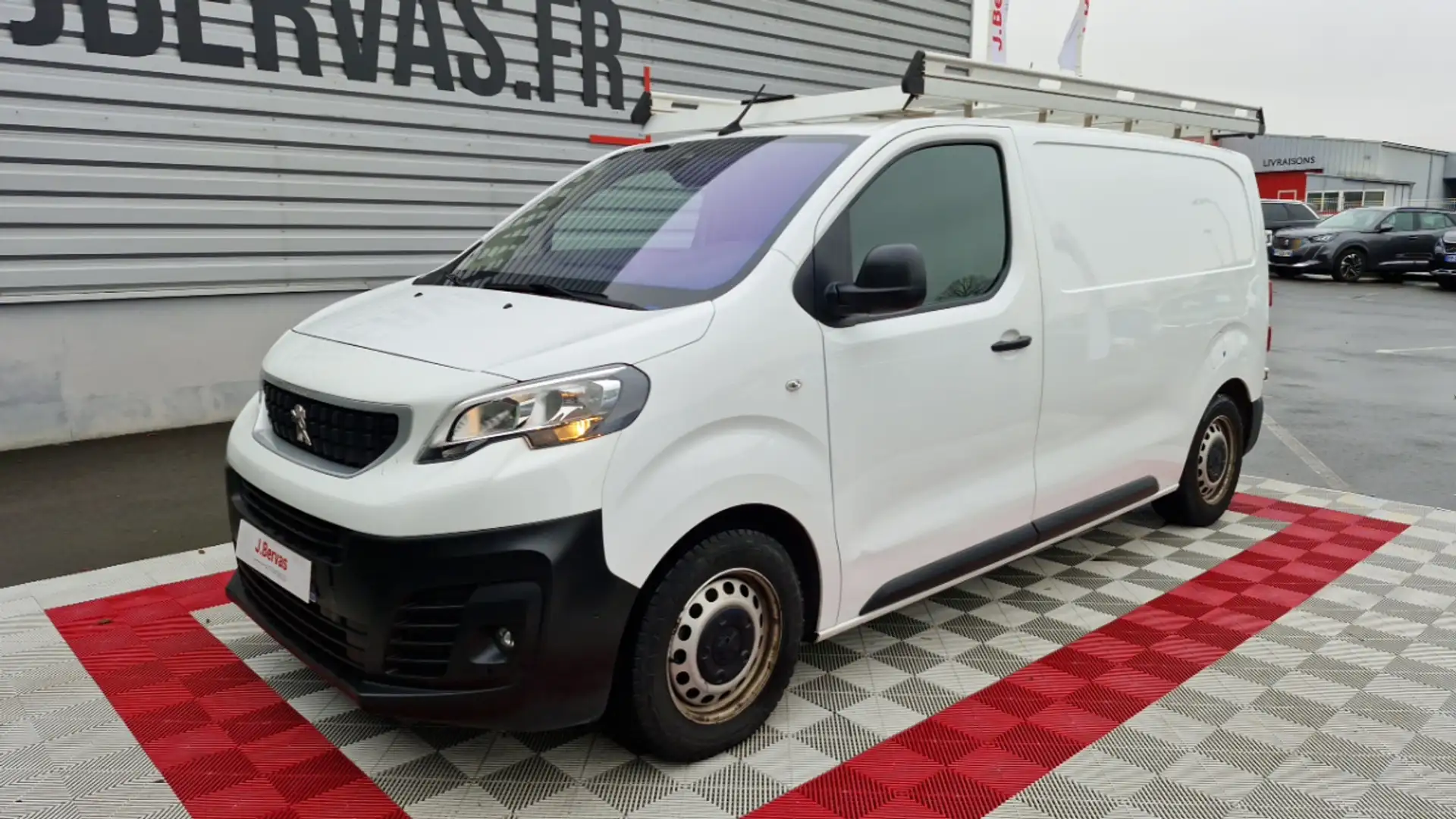Peugeot Expert FOURGON tole standard bluehdi 180 ss eat8 asphalt Blanc - 2