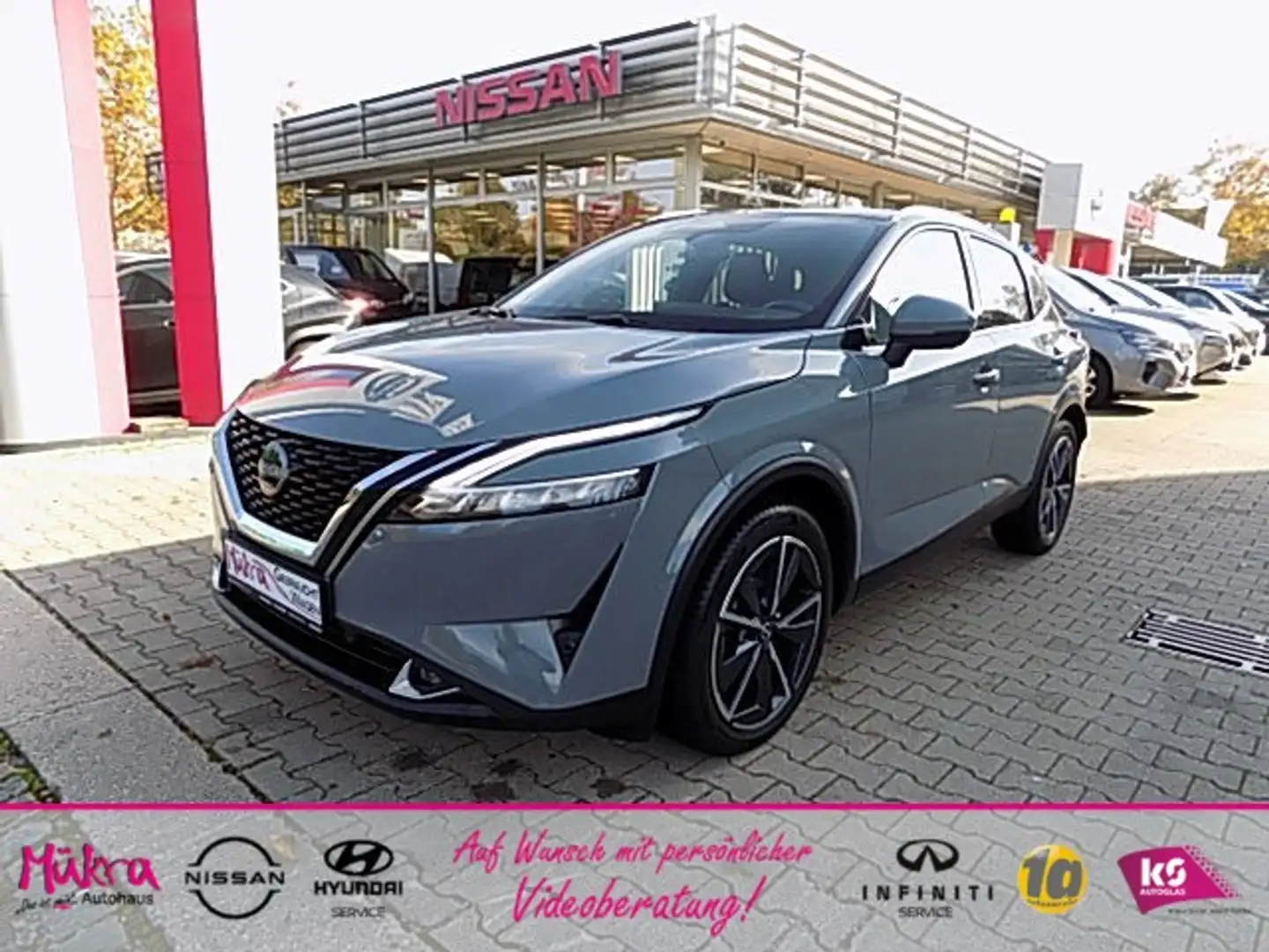 Nissan Qashqai Tekna 1.3 DIG-T 4x4 MHEV 158PS AT Desing Paket Grijs - 1