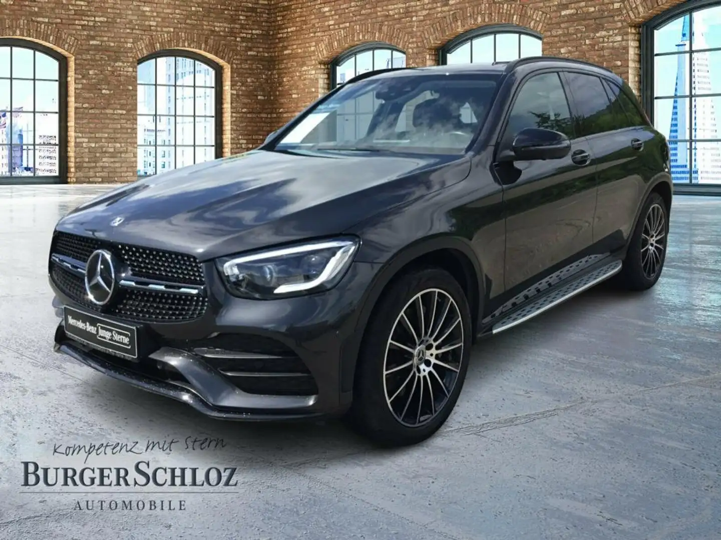 Mercedes-Benz GLC 400 d 4M AMG Pano Night AkustikGlas SpurH Gri - 1