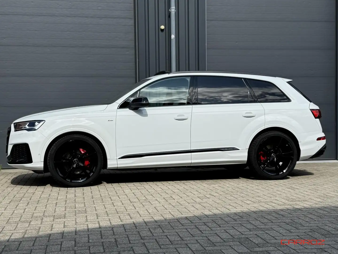 Audi Q7 55 TFSI quattro S Line 7p Pano ACC Trekhaak Camera Blanc - 2