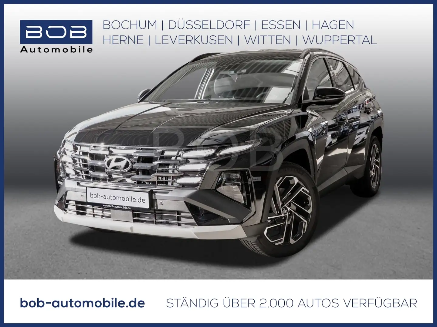 Hyundai TUCSON Prime Hybrid 1.6 T-GDi (215 PS) 6-AT 2WD 8-fach be Schwarz - 1