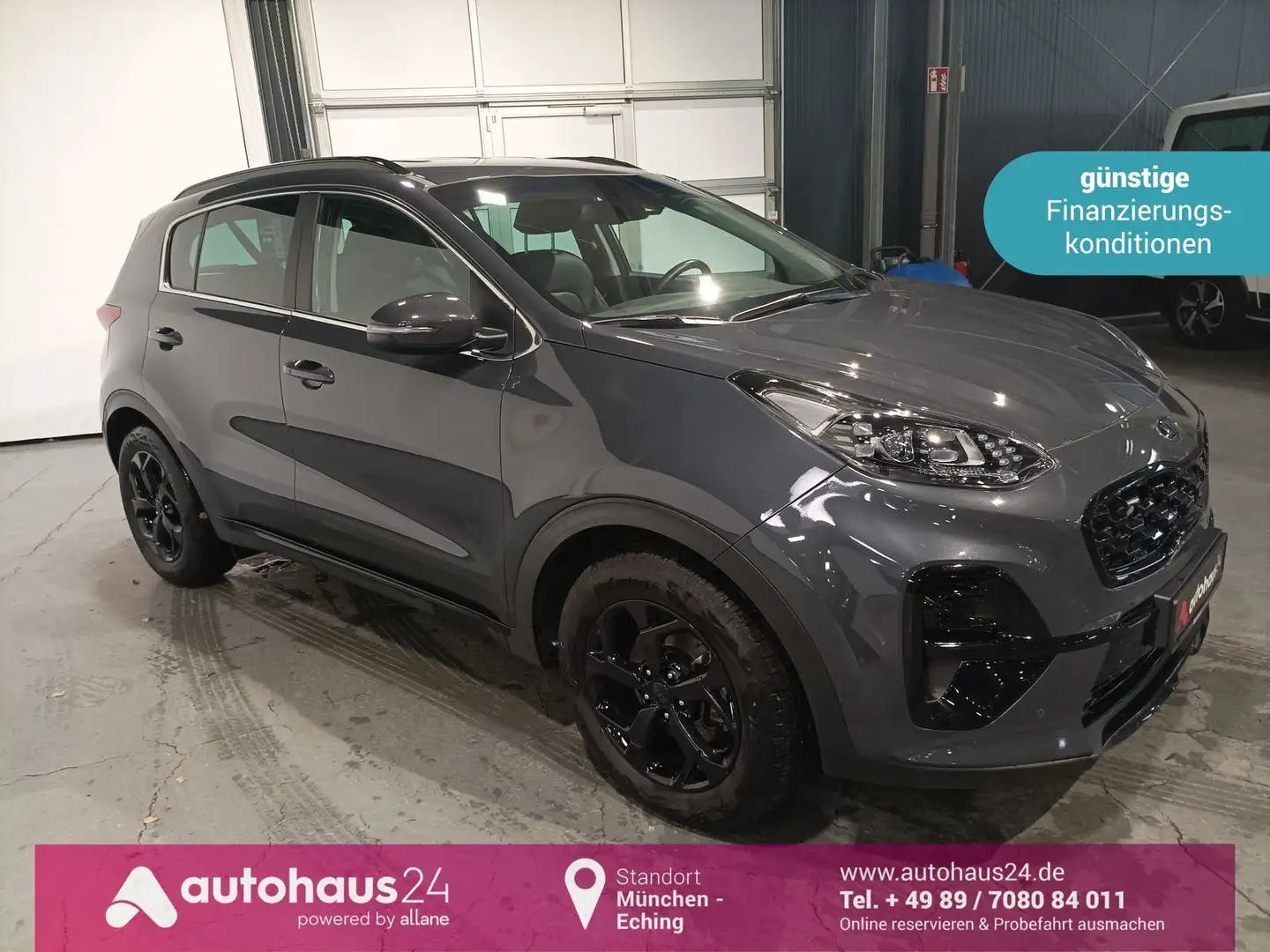 Kia Sportage 1.6 T-GDI LED|Navi|Kamera|Leder Grau - 1