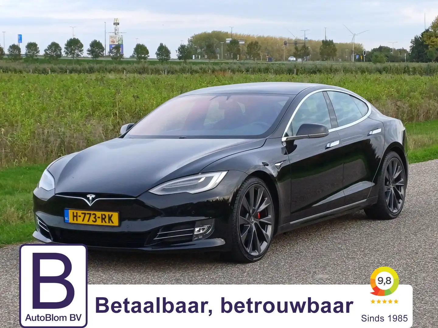 Tesla Model S Performance Ludicrous /612PK//Prachtige auto!/ Noir - 1