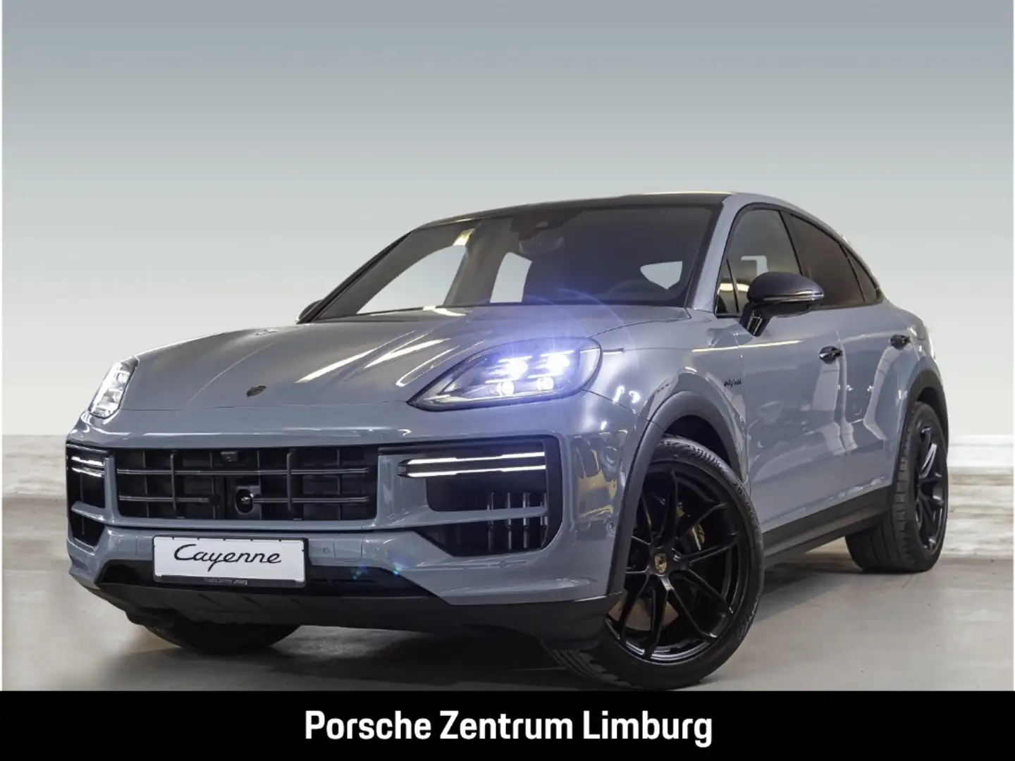 Porsche Cayenne Turbo E-Hybrid Coupe Grijs - 1