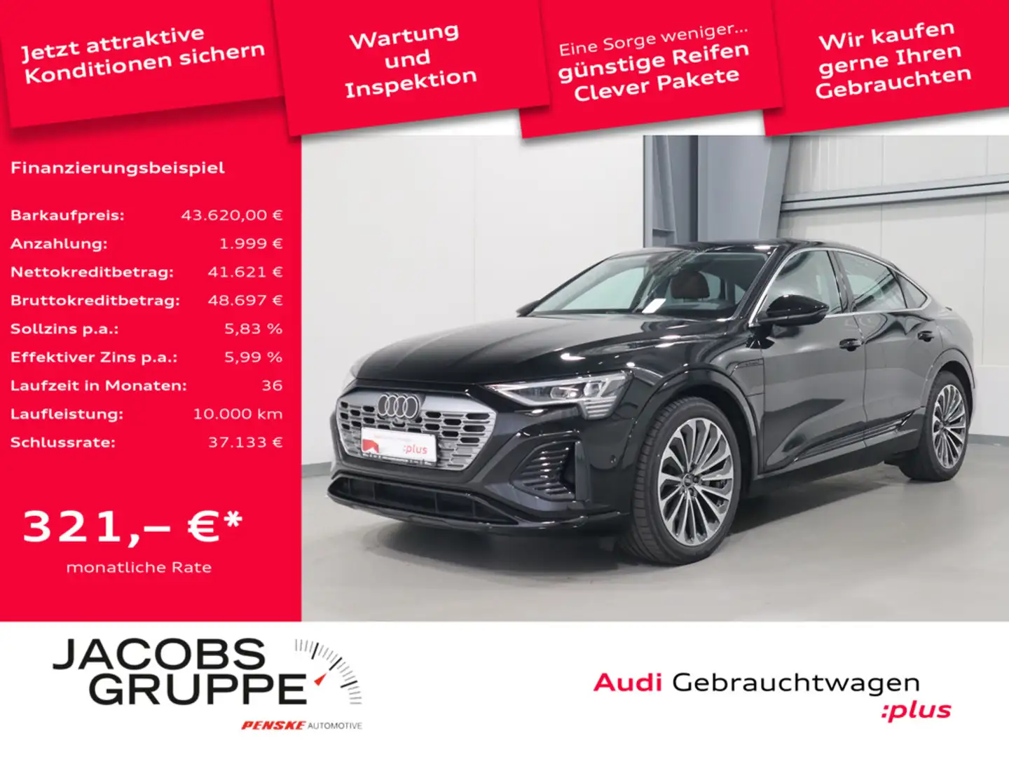 Audi Q8 Sportback 50 quattro S line B&O*Panorama*Matr Schwarz - 1