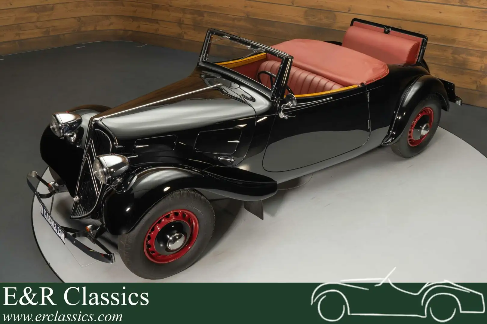 Citroen Traction Avant Cabriolet Fekete - 1