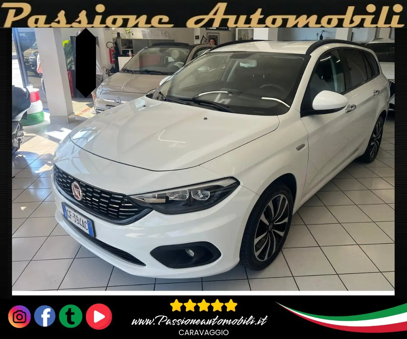 Fiat Tipo Tipo SW 1.6 Mjet Lounge EURO 6 D - TEMP Bianco - 1