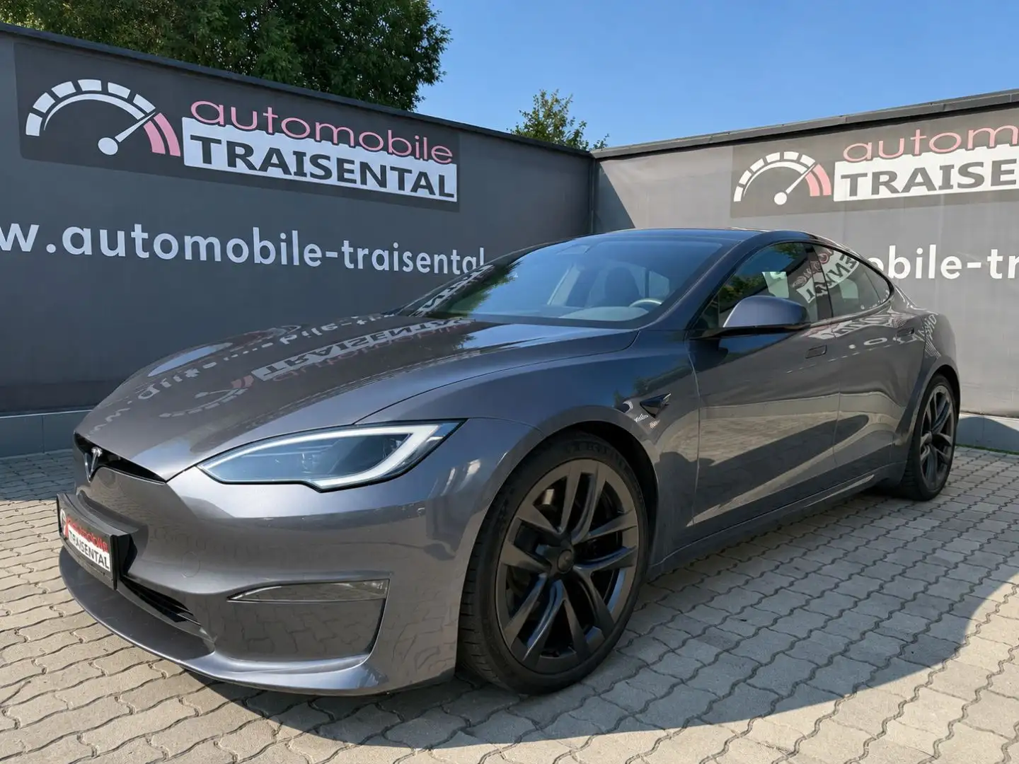 Tesla Model S Dual Long Range Palladium 100kWh Autopilot4/AHV! Grau - 1