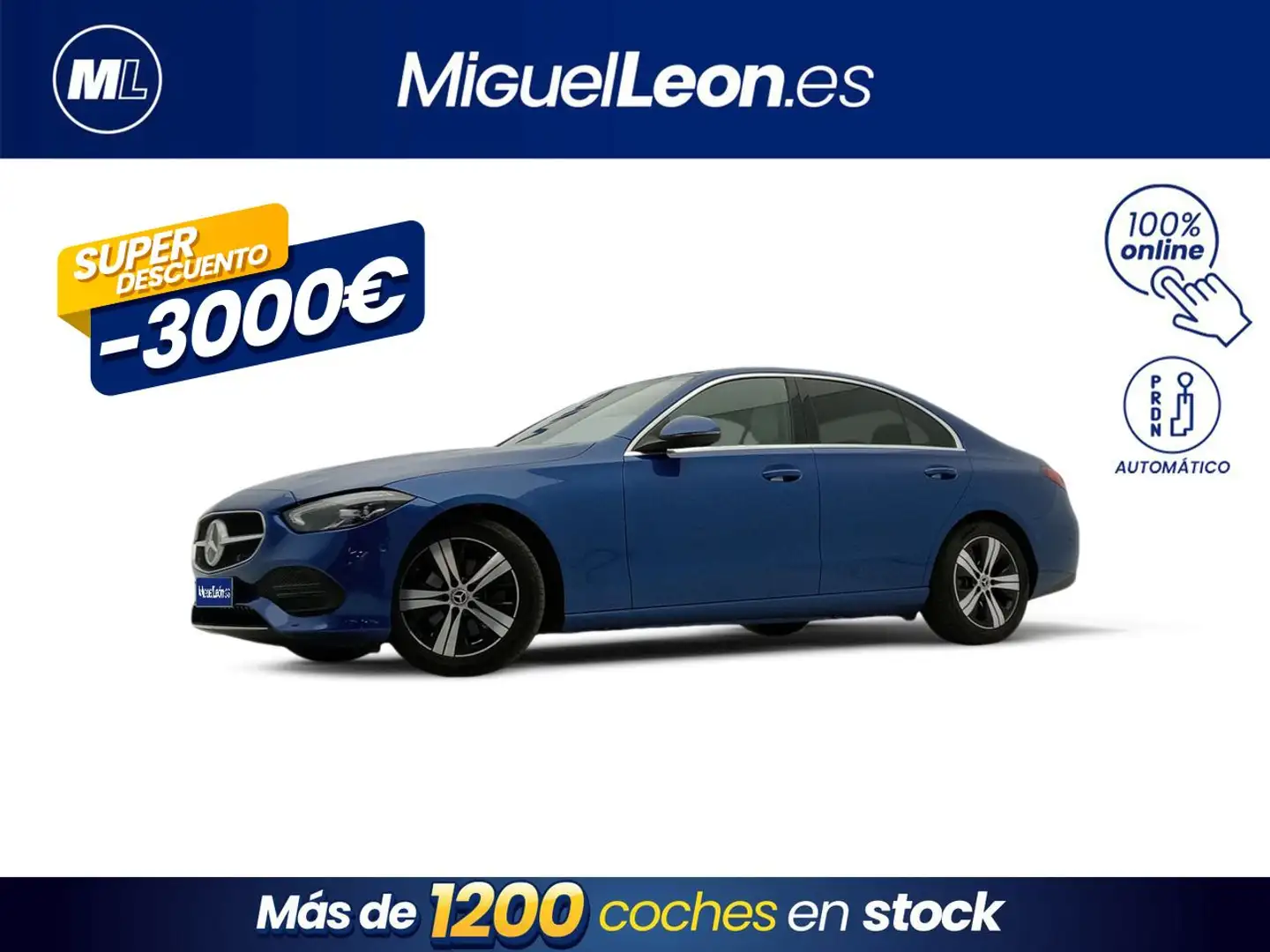 Mercedes-Benz C 200 Modrá - 1