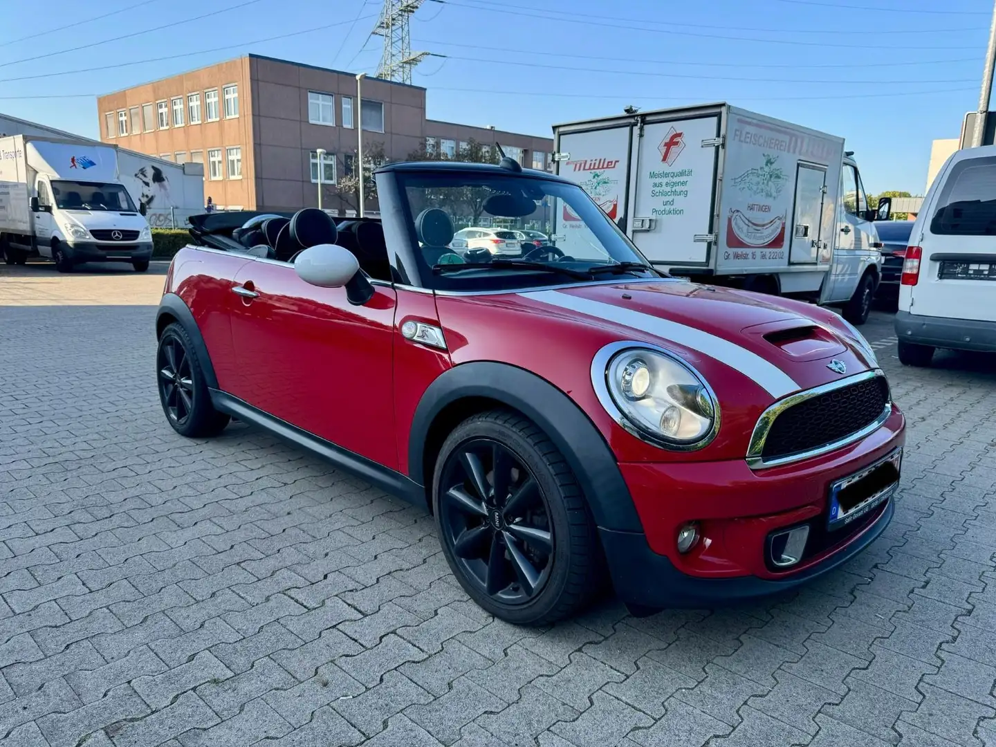 MINI Cooper S Cabrio * Leder * 2.Hand * Harman-Kardon Rojo - 1
