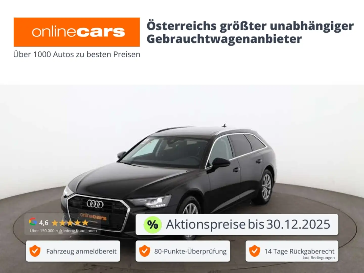 Audi A6 Avant 40 TDI Aut LED STANDHZG SKY RADAR B&O Schwarz - 1