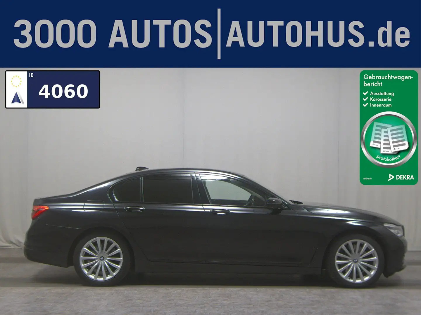 BMW 750 d xDr Leder Navi Laser HuD GSD H-K StandHzg Schwarz - 1