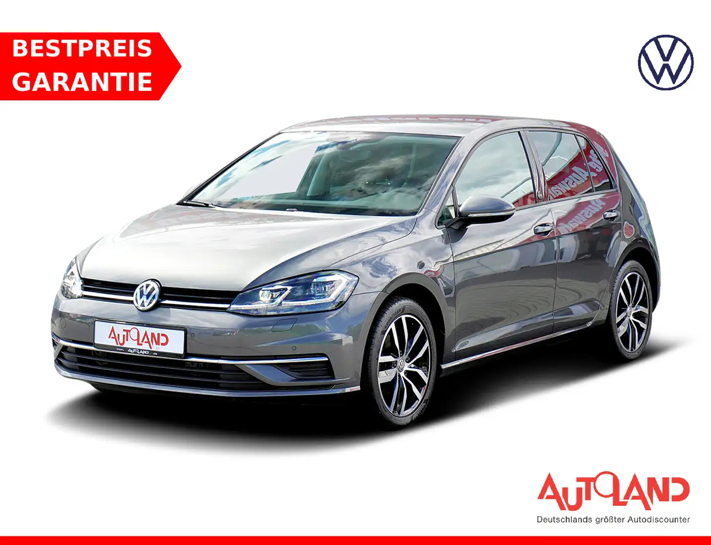 Volkswagen Golf VII 1.5 TSI LED Navi ACC AHK Kamera PDC USB Gris - 1