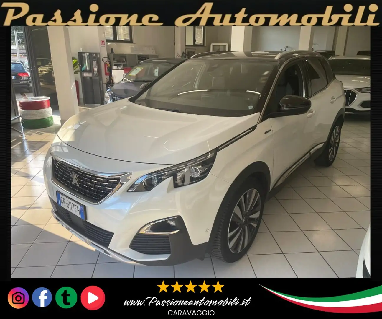 Peugeot 3008 3008 II 1.6 bluehdi GT Line S Blanc - 1