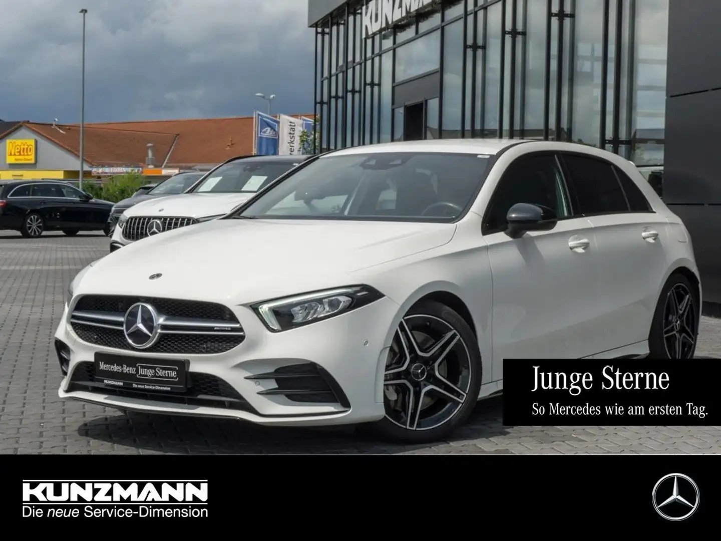 Mercedes-Benz A 35 AMG 4M Night MBUXNavi+ Kamera Spiegel-P Bianco - 1