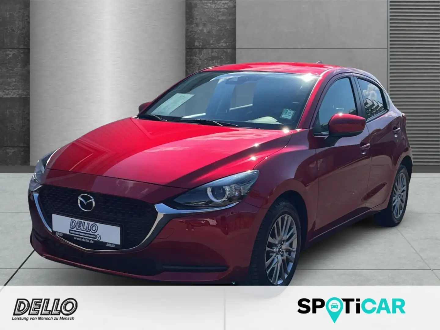 Mazda 2 KIZOKU 1.5 AD Navi LED Apple CarPlay Android Auto Rood - 1