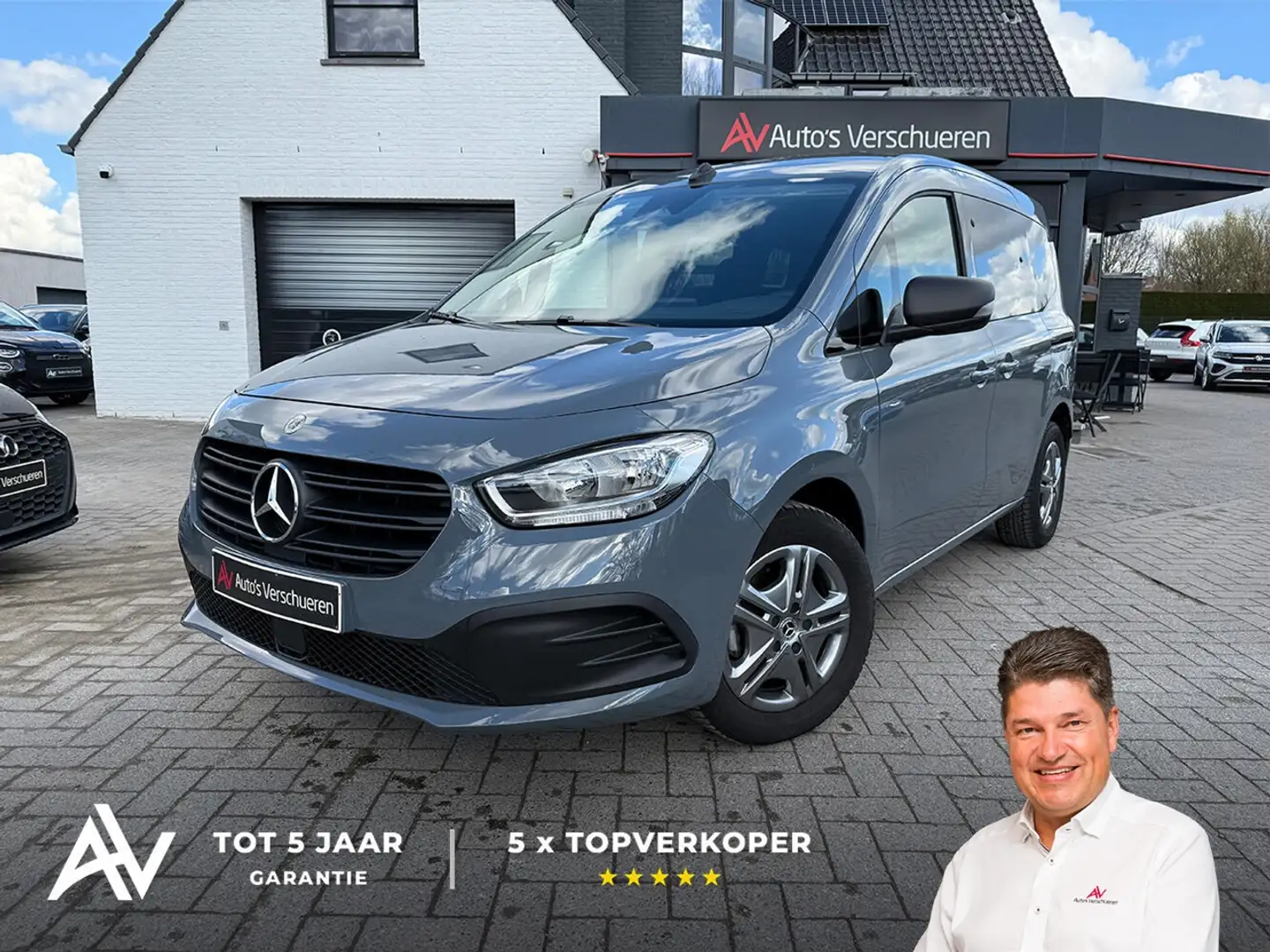 Mercedes-Benz Citan 1.3 Tourer Pro  ** Carplay | Cruise | Airco Grijs - 1