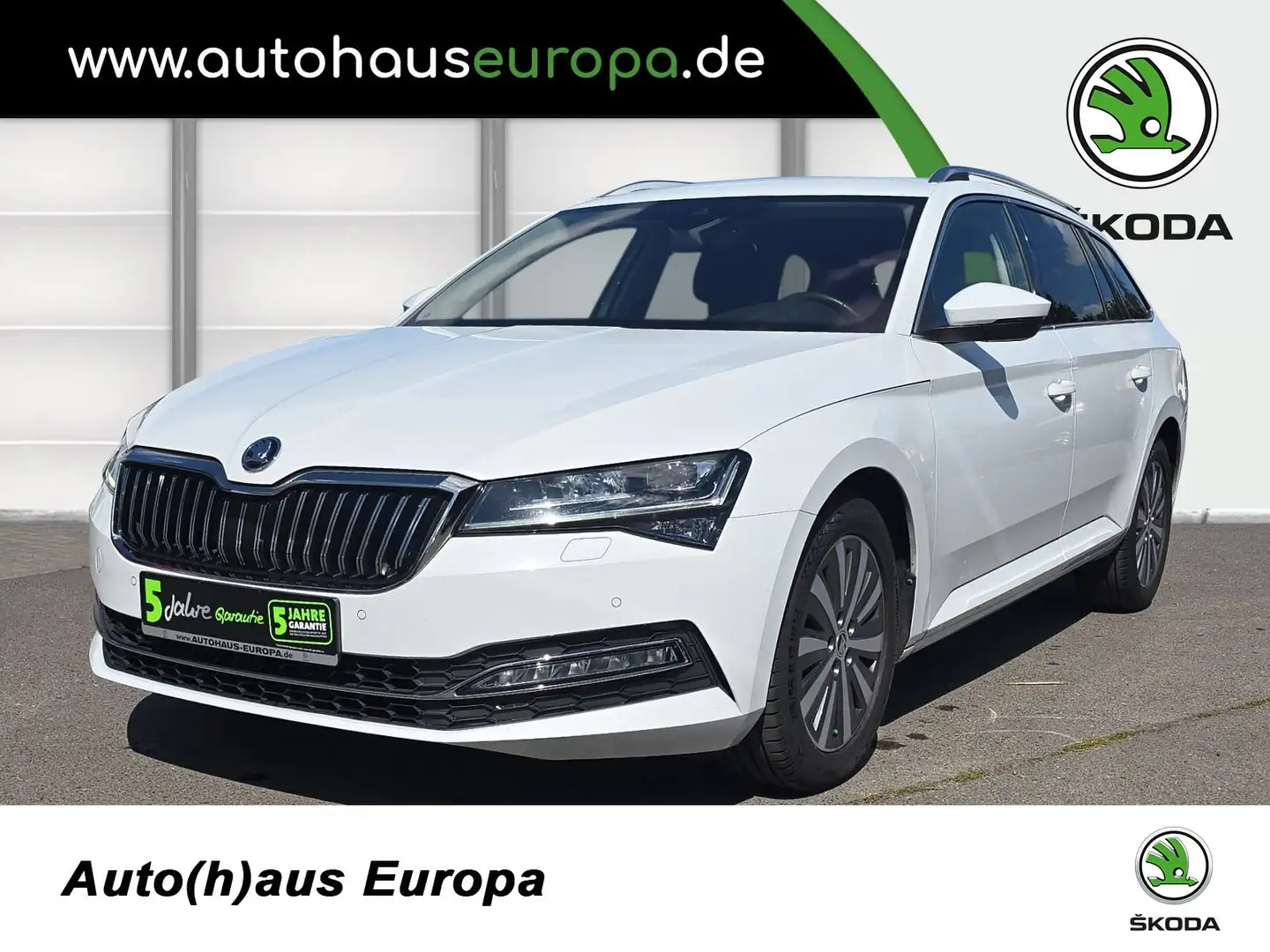 Skoda Superb Combi 2.0 TDI DSG Style AHK ACC Kam Navi Virt.Cock Blanc - 1