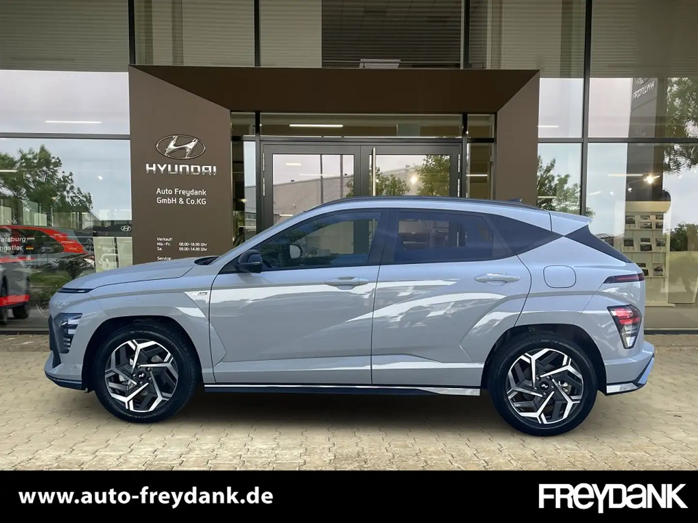 Hyundai KONA Hybrid 1.6 GDI DCT 2WD N LINE Ultimate-Paket, Glas Grau - 2