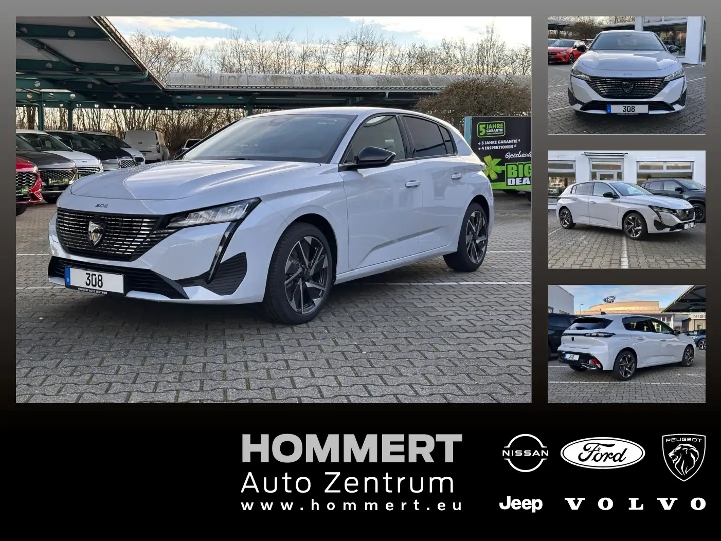 Peugeot 308 Allure 1.2 Hybrid *360°*Sitzhzg*ACC*Klima* Blanc - 1