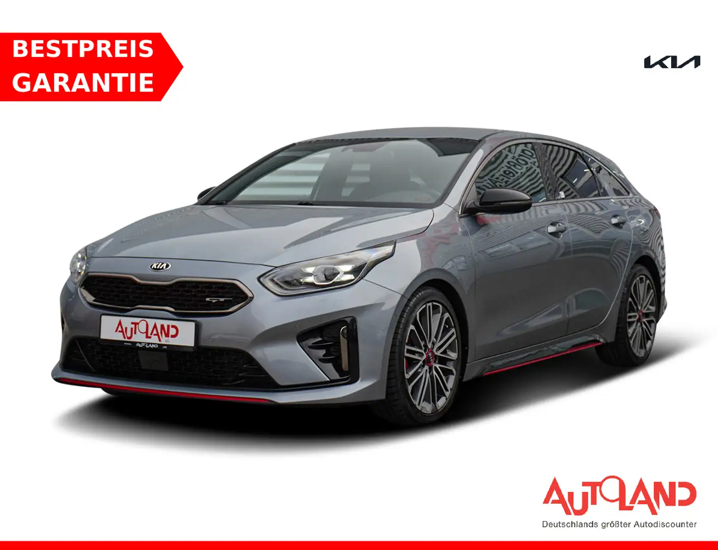 Kia ProCeed / pro_cee'd Proceed 1.6 T-GDI GT LED Navi ACC Totwinkel PDC Gris - 1