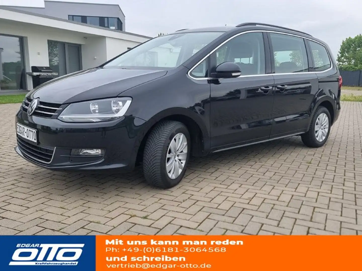 Volkswagen Sharan Comfortline BMT+7Sitz+Schiebetür Noir - 1