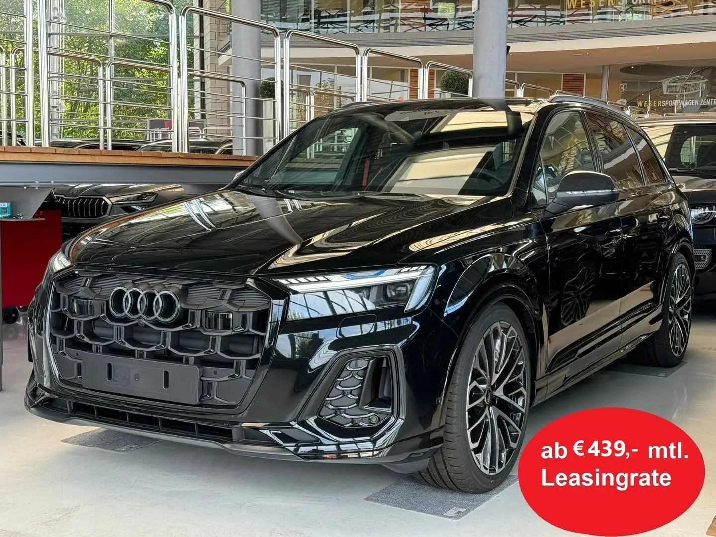 Audi Q7 50 TDI Quattro SLine Allradlenkung/7Seats/22' Negro - 1