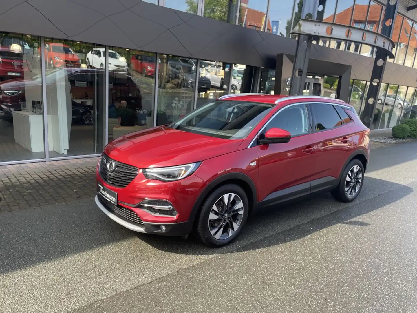 Opel Grandland X 2.0 D Start/Stop Automatik Ultimate Rood - 1