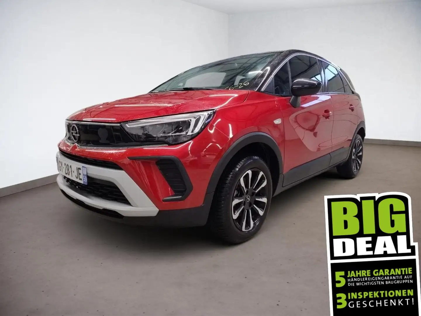 Opel Crossland 1.2 Elegance AHK/LED/Navi/SHZ/LHZ/LM Rot - 1