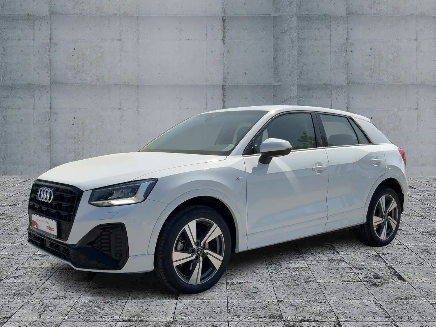 Audi Q2 40 TFSI QU S-TR S-LINE LED+NAVI+RFK+ACC+LEDER Weiß - 2