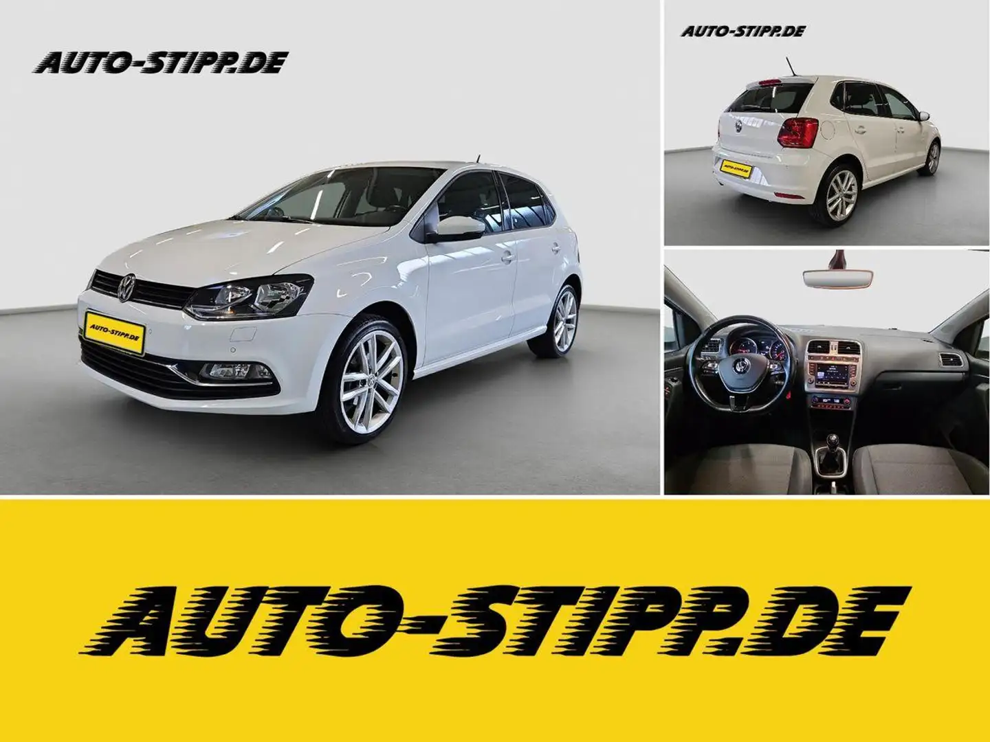 Volkswagen Polo 1.4 TDI Highline TEMP SITZH BLUET PDC USB Weiß - 1