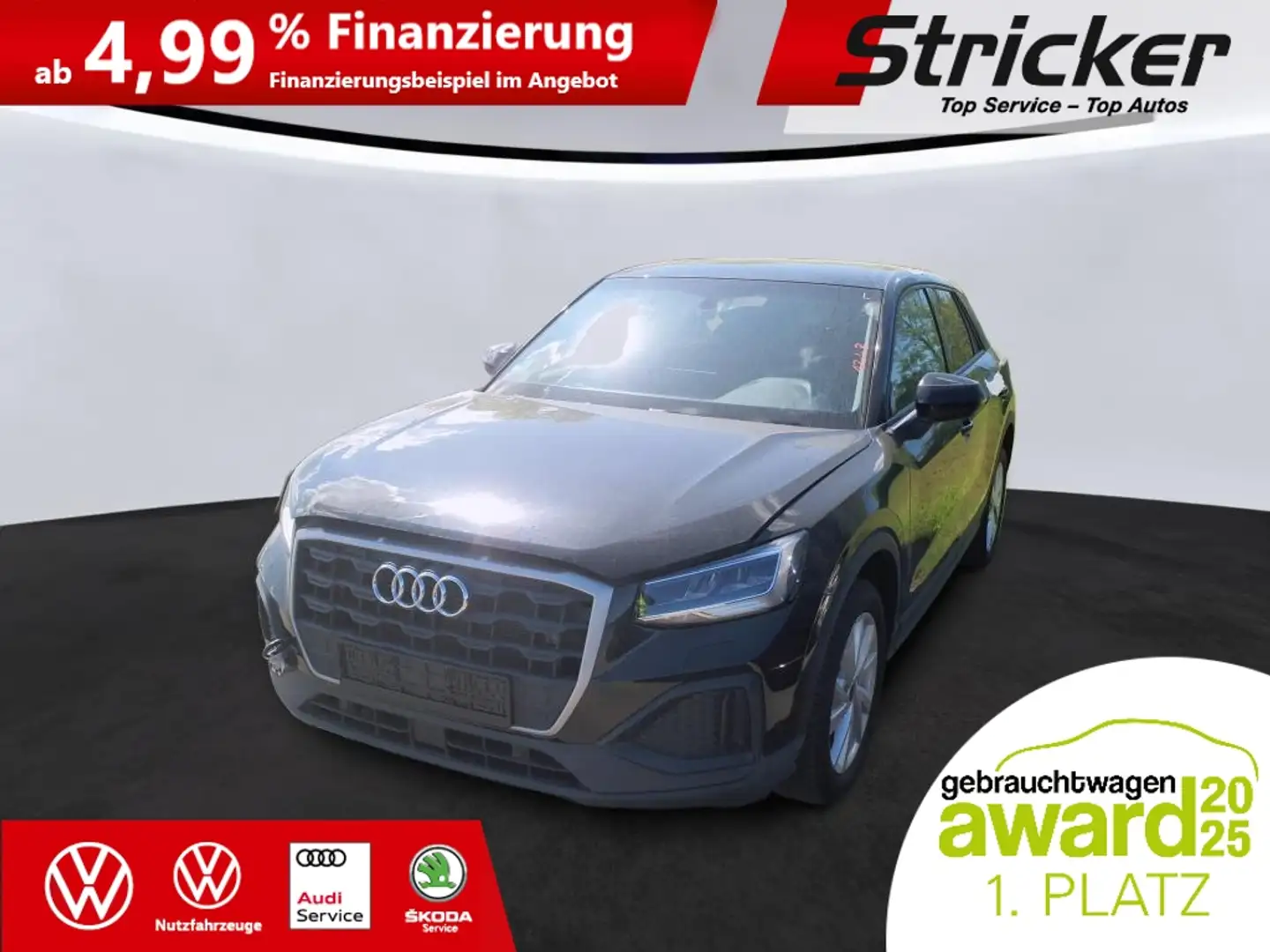 Audi Q2 35 1.5TFSI DSG 285,-ohne Anzahlung Kamera Sitzhei Schwarz - 1
