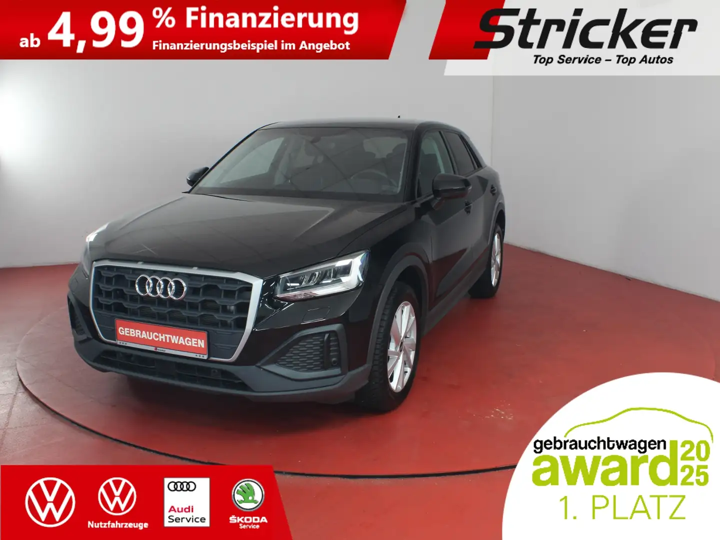 Audi Q2 35 1.5TFSI DSG 273,-ohne Anzahlung Kamera Sitzhei Negro - 1