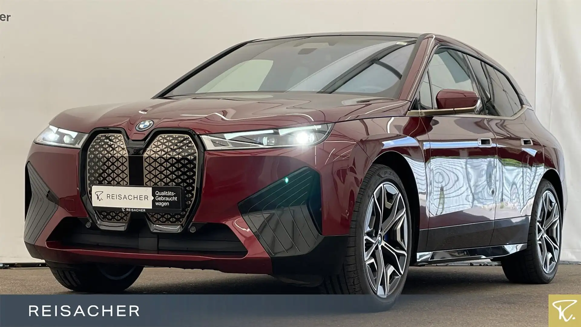 BMW iX xDrive50 Sportpaket SkyLounge ACC 360 B&W 22" Rot - 1
