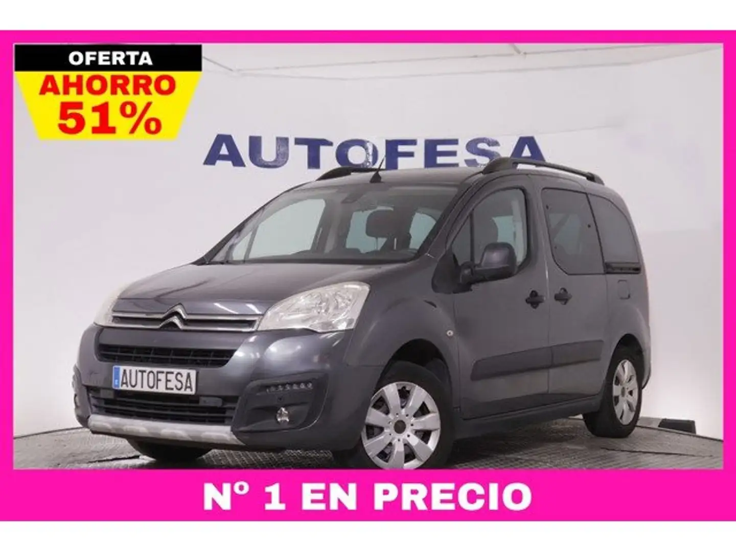 Citroen Berlingo PureTech S&S Talla M Shine 110 Gris - 1